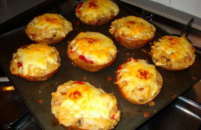 Pommes de terre inspiration 'jacket potatoes"