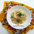 Risotto châtaignes poires