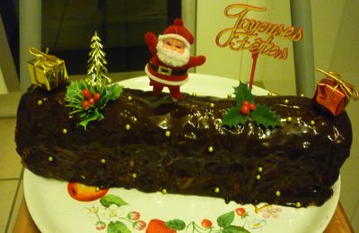 Bûche de Noël royale au chocolat