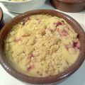 Crumble façon Cheesacake, au citron et à la framboise