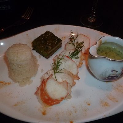 Langouste à l'oseille