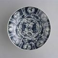 Plat dit de Swatow, vers 1630-1650, Chine, dynastie Ming, porcelaine dure, Fours de Zhangzhou