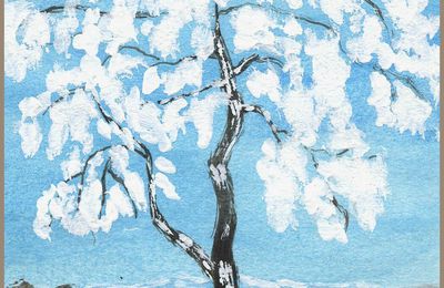 Arbre sous la neige