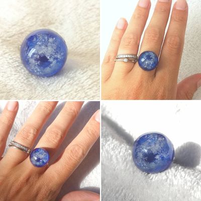 Bague "La tête dans les nuages"