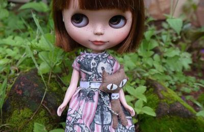 Frida Pepita, cute blythe doll by Isadora M.