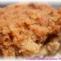 Le crumble aux pommes d'Hélène