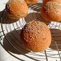 Petits pain aux lentilles corail