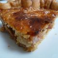 Tartelette sucrée salée: fond de spéculoos et fondue d'oignon- lardons