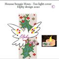 Housse bougie Houx. Tea light cover Houx 