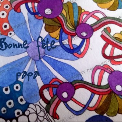 CARTE POSTALE "FÊTE DES PÈRES"