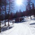 à pied, à ski de fond ou à raquette, au col de la Pousterle