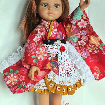 kimono Robe Cheries Corolle No'06