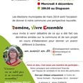 Municipales Mars 2014 : Rencontre-débat Domène Vivre Ensemble