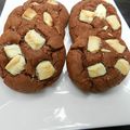 cookies aux 2 chocolats