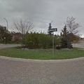 Rond-point à Winnipeg (Canada)