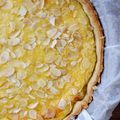 Tarte à la ricotta, citron et amandes