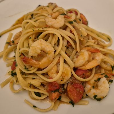 Linguine aux crevettes à la Provençale