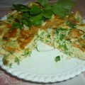 TORTILLA AUX OIGNONS ET FINES HERBES