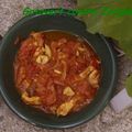 Sauté de poulet tomates pastesque