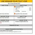 une semaine pour tout voir