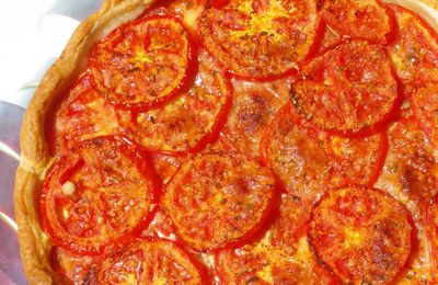 Tarte toute simple à la tomate