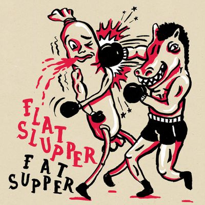 FAT SUPPER - pochette Vinyl EP (linogravure)