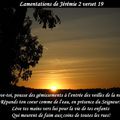 Lamentations de Jérémie 2 verset 19 