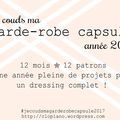 #Je couds ma garde-robe Capsule 2017 - 1