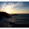 Coucher de soleil sur Biarritz