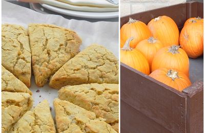 Scones à la citrouille et au cheddar, sans gluten