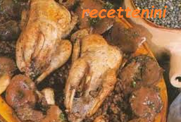 PERDREAUX AUX LENTILLES ET AU FOIE GRAS