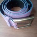 Ceinture violette velours neuve Promod