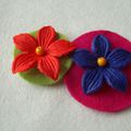 Broche polyfleur