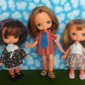 So now I will show you the three W. Goebel 4201 dolls I have myself.. Still need a tall dark haired gal. Maybe someday.