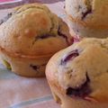 Petits muffins aux cerises