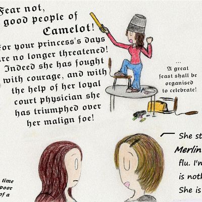 "In a land of despair and a time of illness, the survival of a poor girl rests on the shoulders of a TV series..."