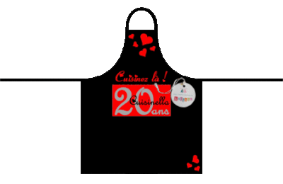 Mon tablier d'enfer "Cuisinez là !"