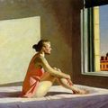 D'après Edward Hopper - Soleil du matin, par Christine Jouhaud Mille