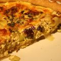 QUICHE POIREAUX ET ROQUEFORT