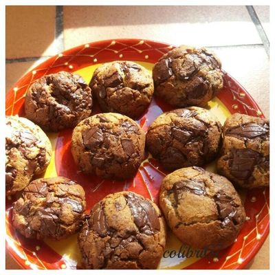COOKIES ET PEPITES DE CHOCOLAT