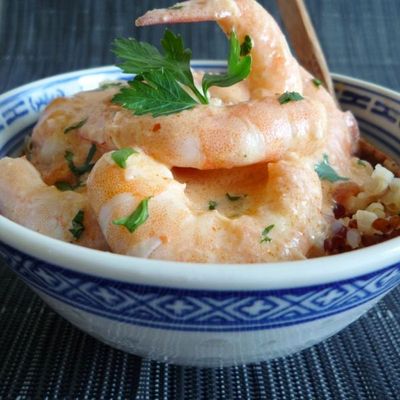 Crevettes au quinoa et au lait de coco