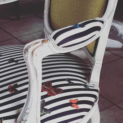 Fauteuil cabriolet Louis XV zéphyr & co 