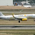 Aéroport: Toulouse-Blagnac(TLS-LFBO): Vueling: Airbus A320-232(WL): EC-MNZ: MSN:7351. NEW LIVERY " WE LOVE BARCELONA".