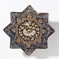 Star-shaped tile, Iran (probably Kashan), early 14th century