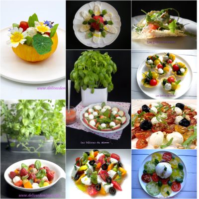 La tomate-mozza dans tous ses états !!