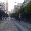 Une vue du trajet du Cable car