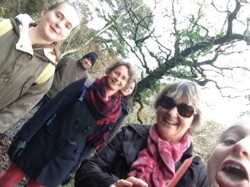 La visite de Sophie et Margot