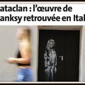 Bataclan : l’œuvre de Banksy retrouvée en Italie