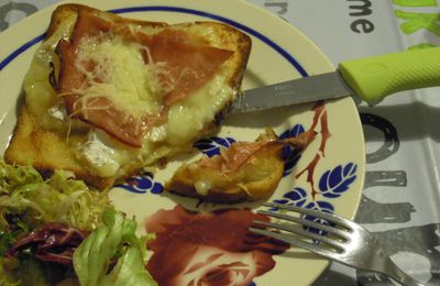 Toasts façon Pain Perdu Jambon Fromage