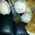 Parfum et ours en peluche